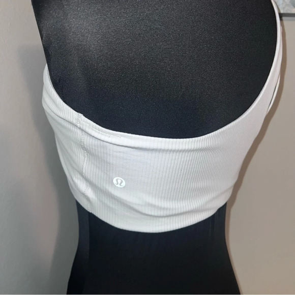 Lululemon Ribbed Nulu Asymmetrical Yoga Bra Size 12 - Picture 5 of 6